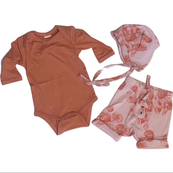 kate quinn Other - LONG SLEEVE ONESIE + PANDA SHORTS SET